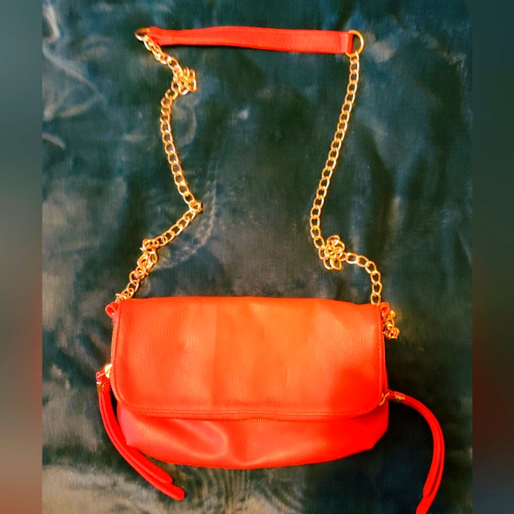 Ladies Orange Handbag